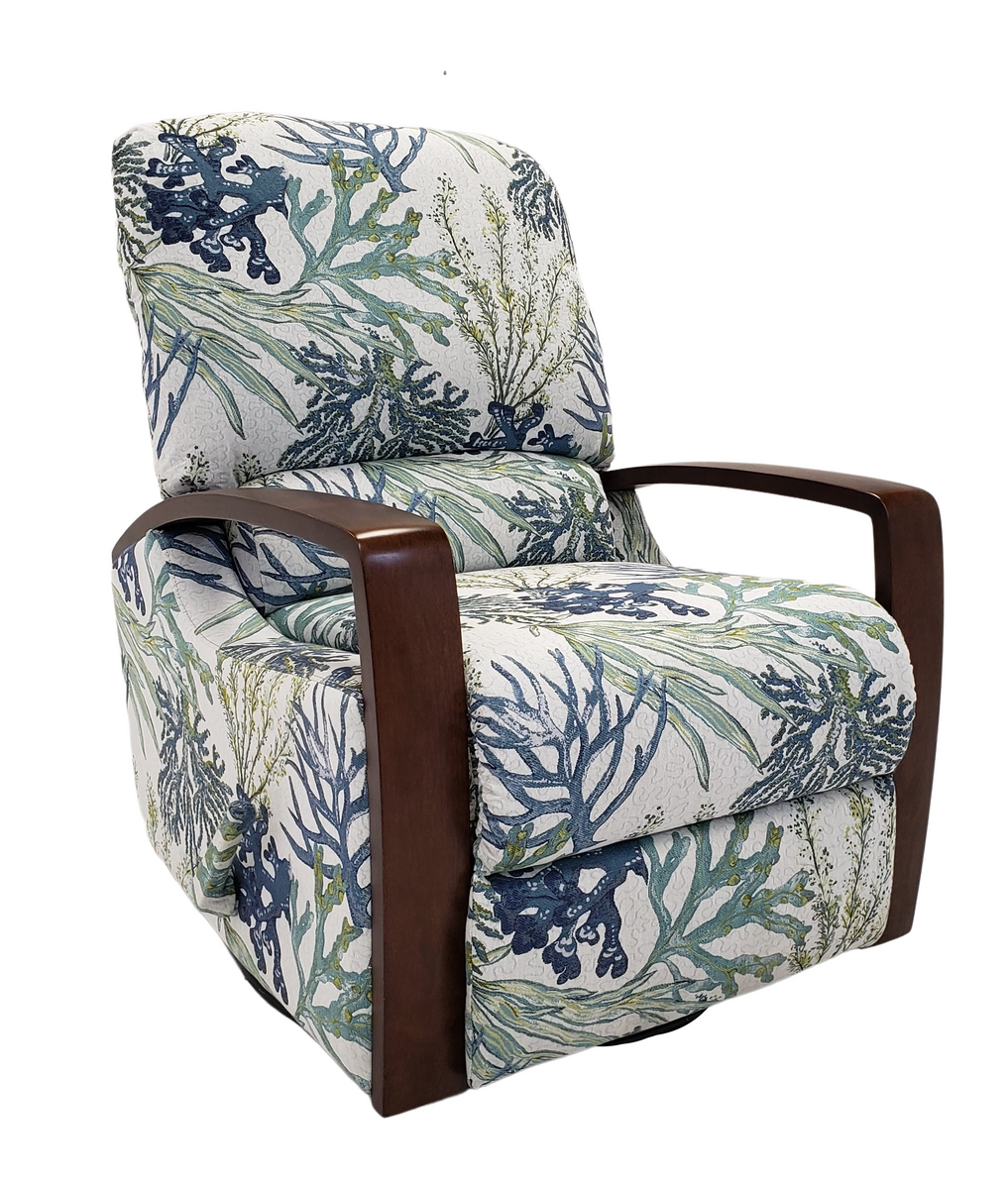 Floral cheap print recliners