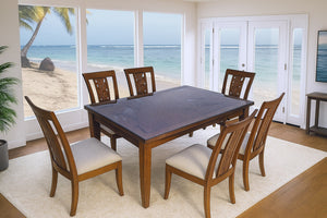 Tropical Leaf Carved with Ginger Leaf Chairs