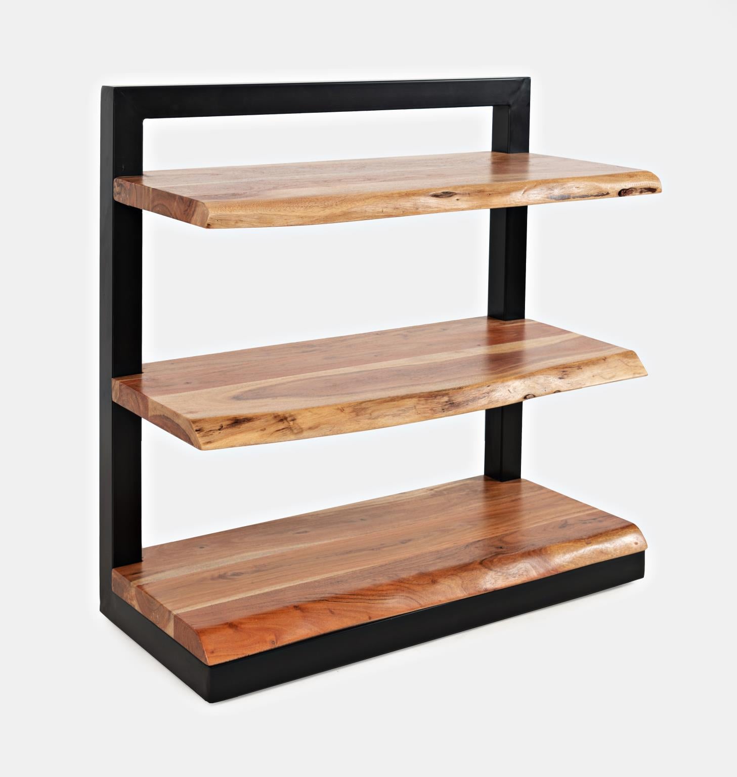 Brown Organic Edge Wood Shelf